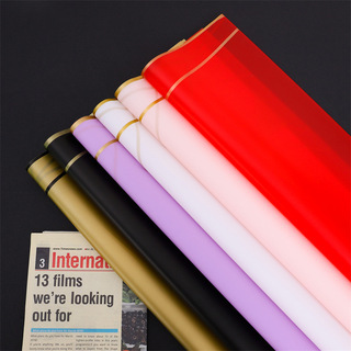 Papel de regalo papel mate impermeable de dos colores de doble cara（72#）