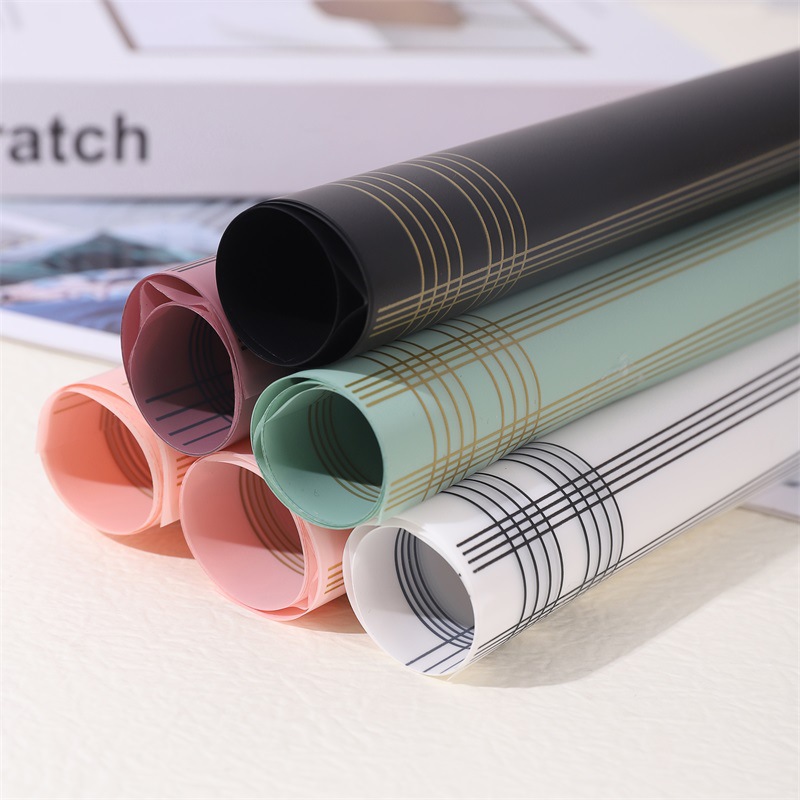 Papel normal coreano con borlas para el día de San Valentín, venta al por mayor de papel de regalo de flores（70#）-ywys