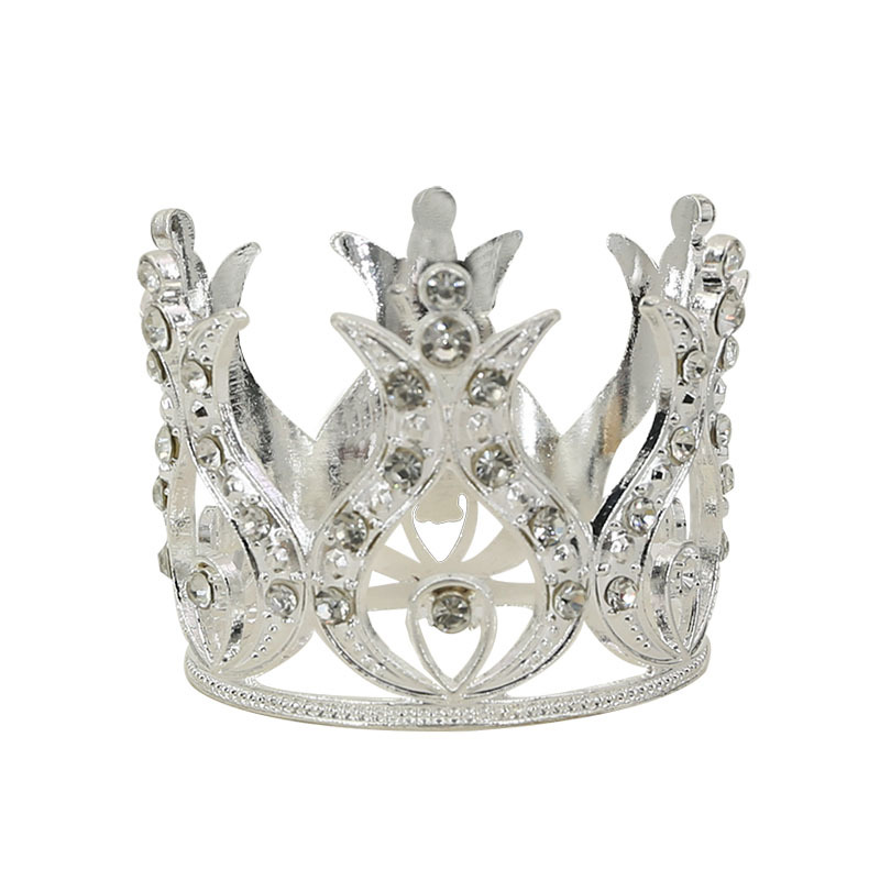 Corona de flores de cumpleaños para decoración de tartas infantiles（38#）