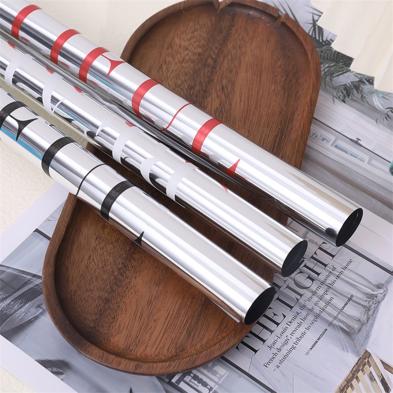 Papel de regalo de flores de papel de regalo de ramo de espejo de nuevo estilo（67#）