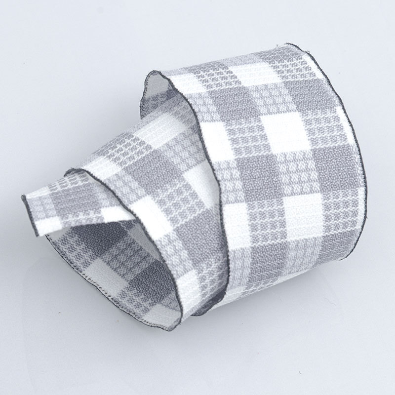 Cinta de cuadros de poliéster-algodón para manualidades DIY - Mayorista para importadores - Cintas para lazos, adornos de pelo y accesorios de ropa