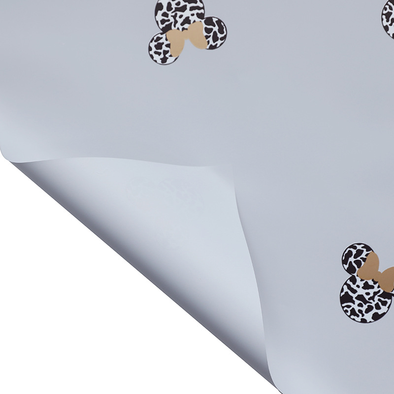 Papel Kraft 100g con Mickey Mouse - Envoltura Ecológica para Flores (Diseño Vintage) | Mayoreo México-ywys