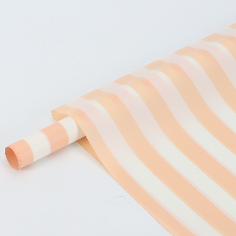 Papel Coreano para Flores Rayas Blancas Mate | Impermeable Kit Florista