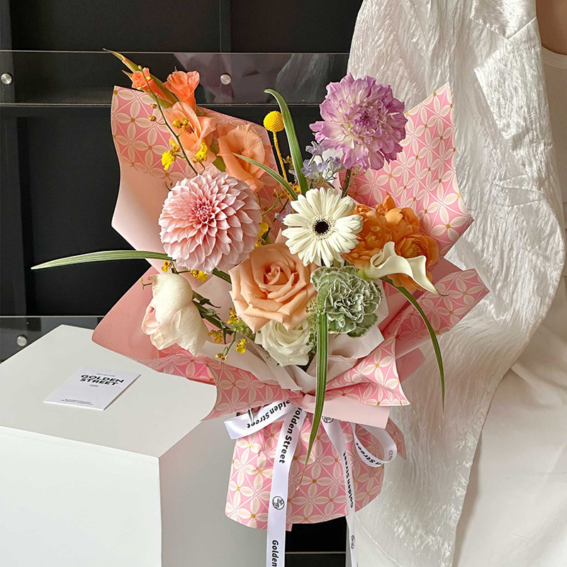 Papel de Envoltura para Flores "Yuyin" - Serie "Flor Llena Arroyo"