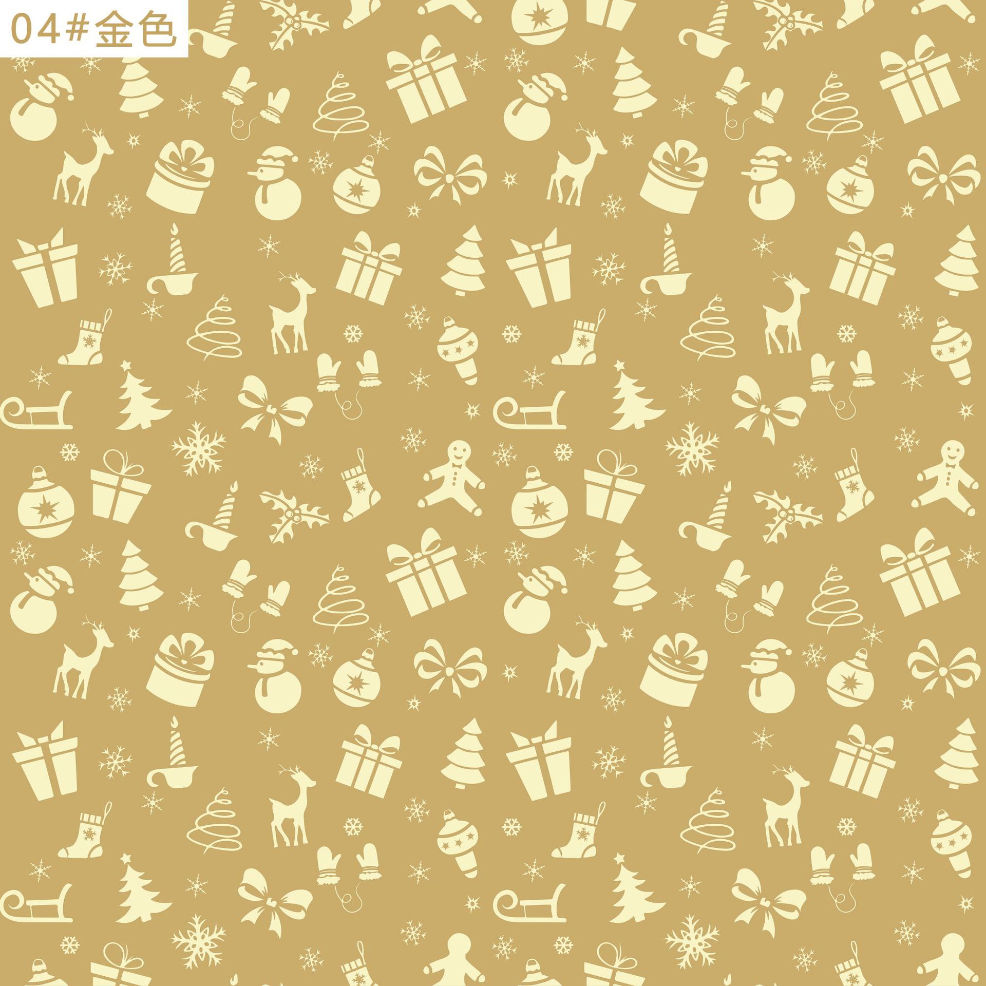 Papel de Regalo Navideño con Diseños de Renos, Muñecos de Nieve y Moños - Para Ramos Florales y Regalos-ywys