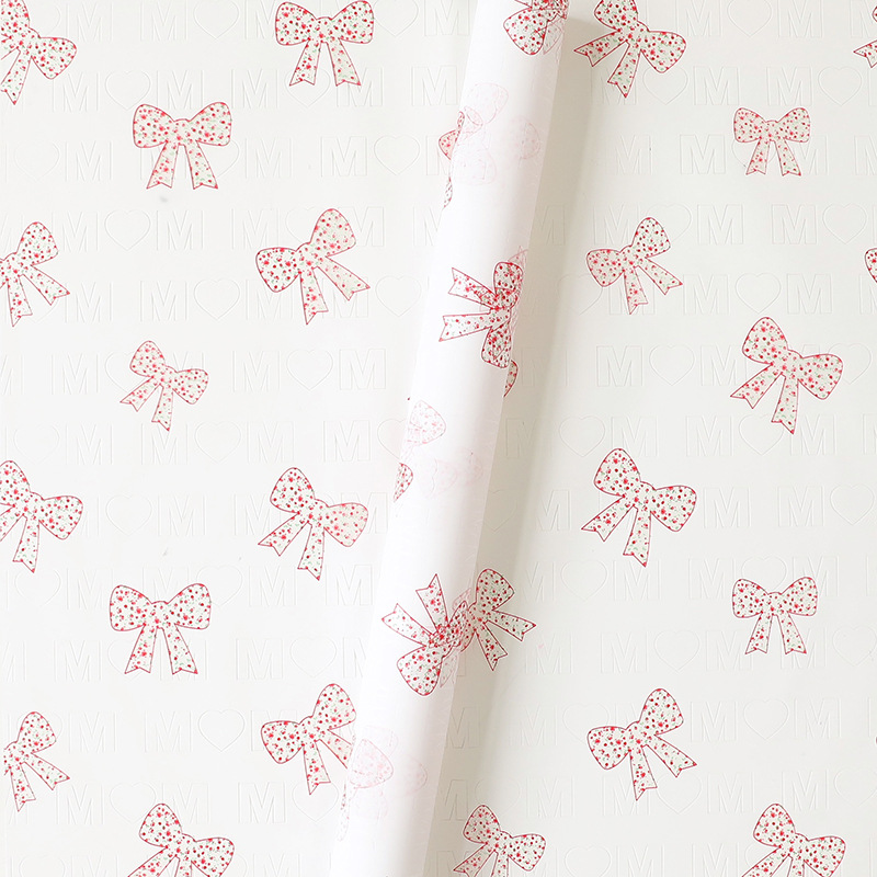 Papel Artístico Impermeable para Flores con Moños de Mariposa - Diseño Fenghua para Arreglos Florales (Mayoreo)-ywys