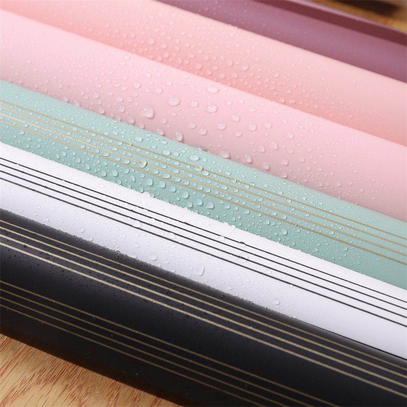 Papel normal coreano con borlas para el día de San Valentín, venta al por mayor de papel de regalo de flores（70#）-ywys