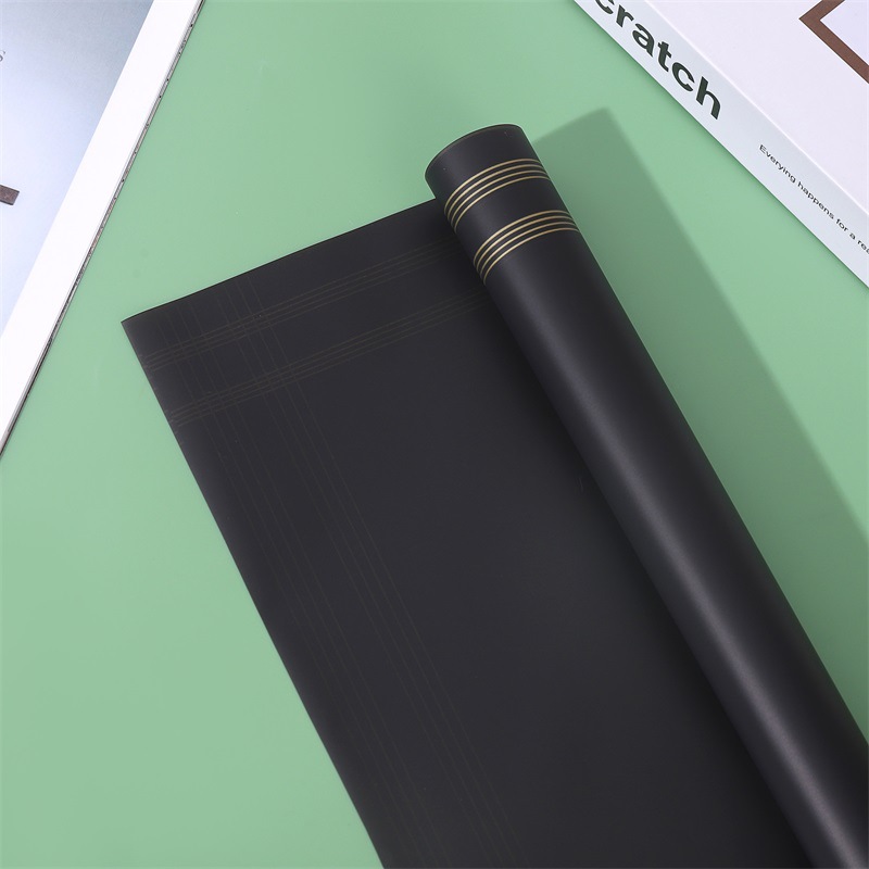 Papel normal coreano con borlas para el día de San Valentín, venta al por mayor de papel de regalo de flores（70#）-ywys