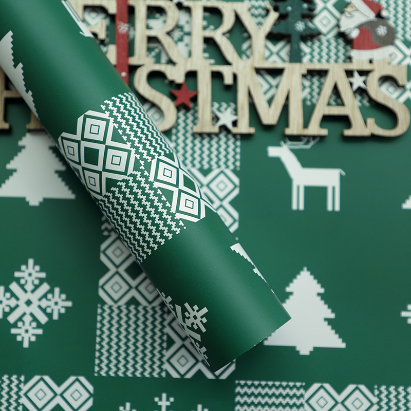 Papel de Regalo Navideño Premium - Colección Exclusiva 2025 para Regalos de Nochebuena