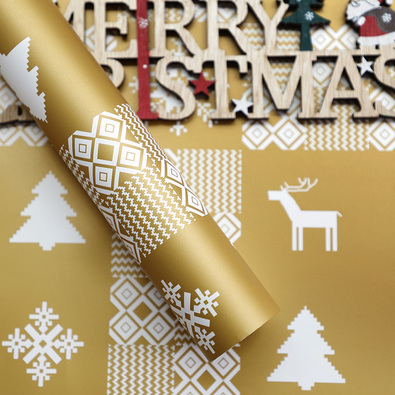 Papel de Regalo Navideño Premium - Colección Exclusiva 2025 para Regalos de Nochebuena