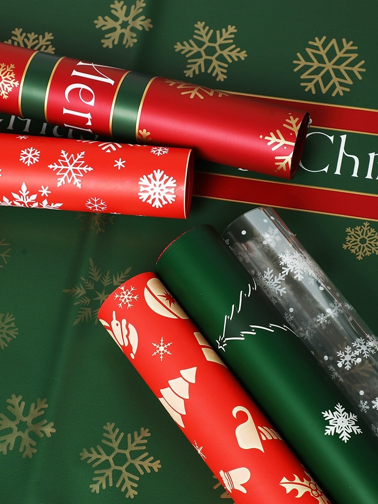 Papel Celofán Navideño Impermeable Transparente