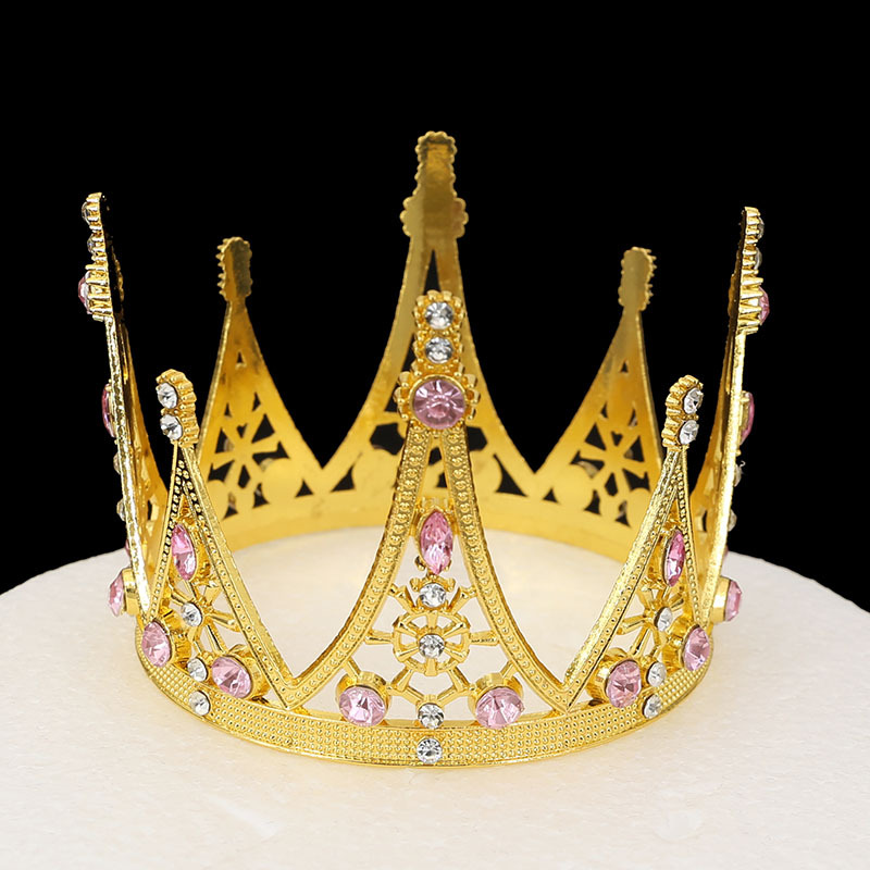 Corona redonda original del barroco europeo y americano transfronterizo（23#）