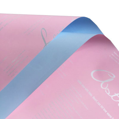 Nuevo papel de regalo de flores de papel Ouya inglés（63#）