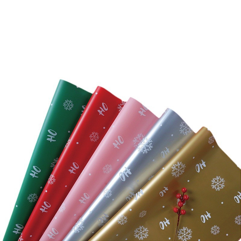 Papel OPP Impermeable para Ramos Navideños - Para Manzanas de Nochebuena y Arreglos Florales