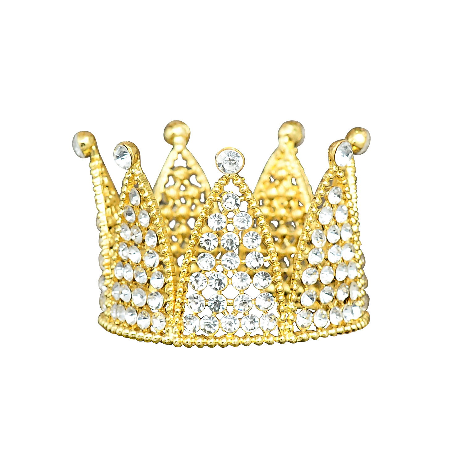 Corona redonda de decoración para hornear pastel de siete rebanadas（9#）