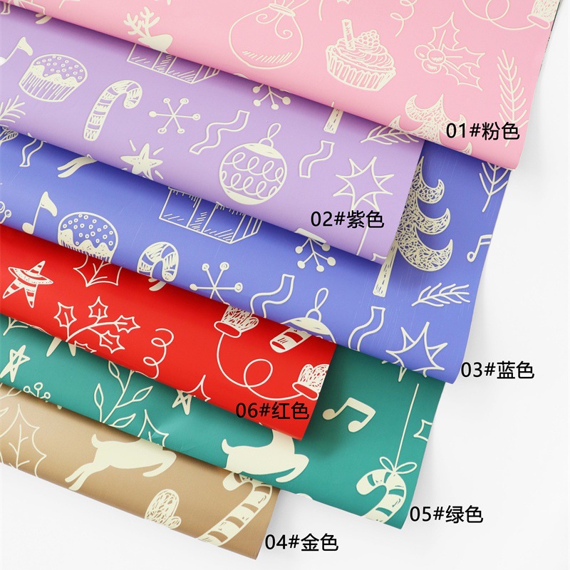 Papel para Cajas de Regalo y Ramos Florales Navideños - Colección 2025 para Floristerías | Venta al por Mayor-ywys