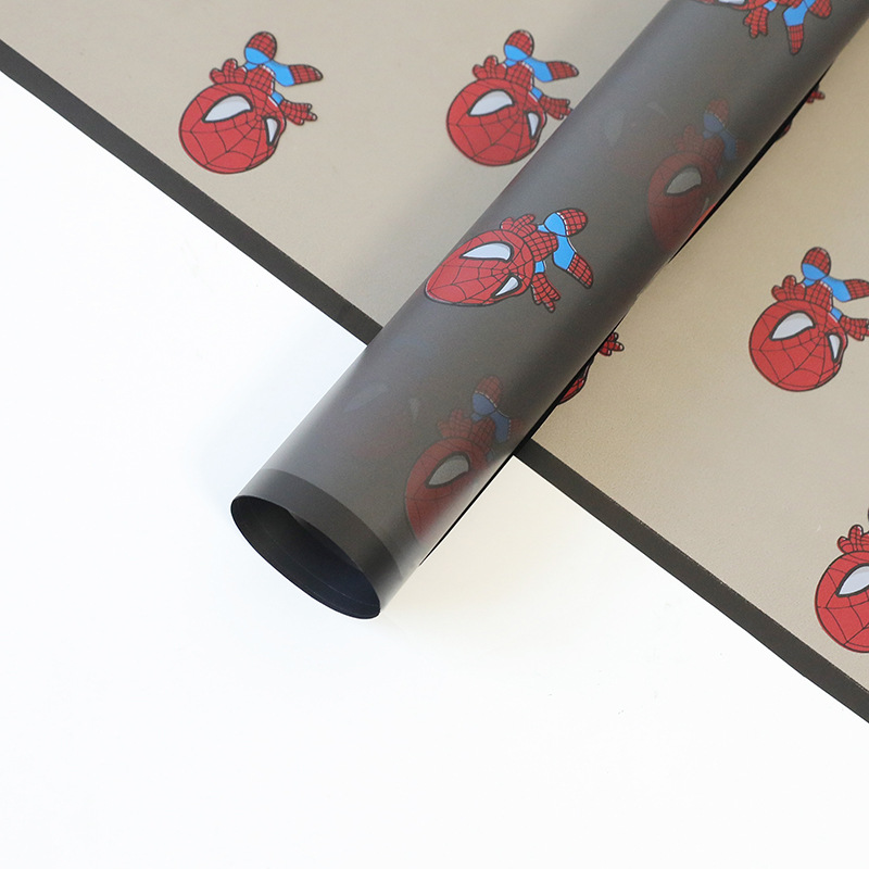 Papel Impermeable para Ramos DIY con Spider-Man - Material para Flores Fotogénico (Estilo Viral) | Mayoreo-ywys