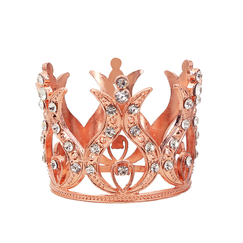 Corona de flores de cumpleaños para decoración de tartas infantiles（38#）