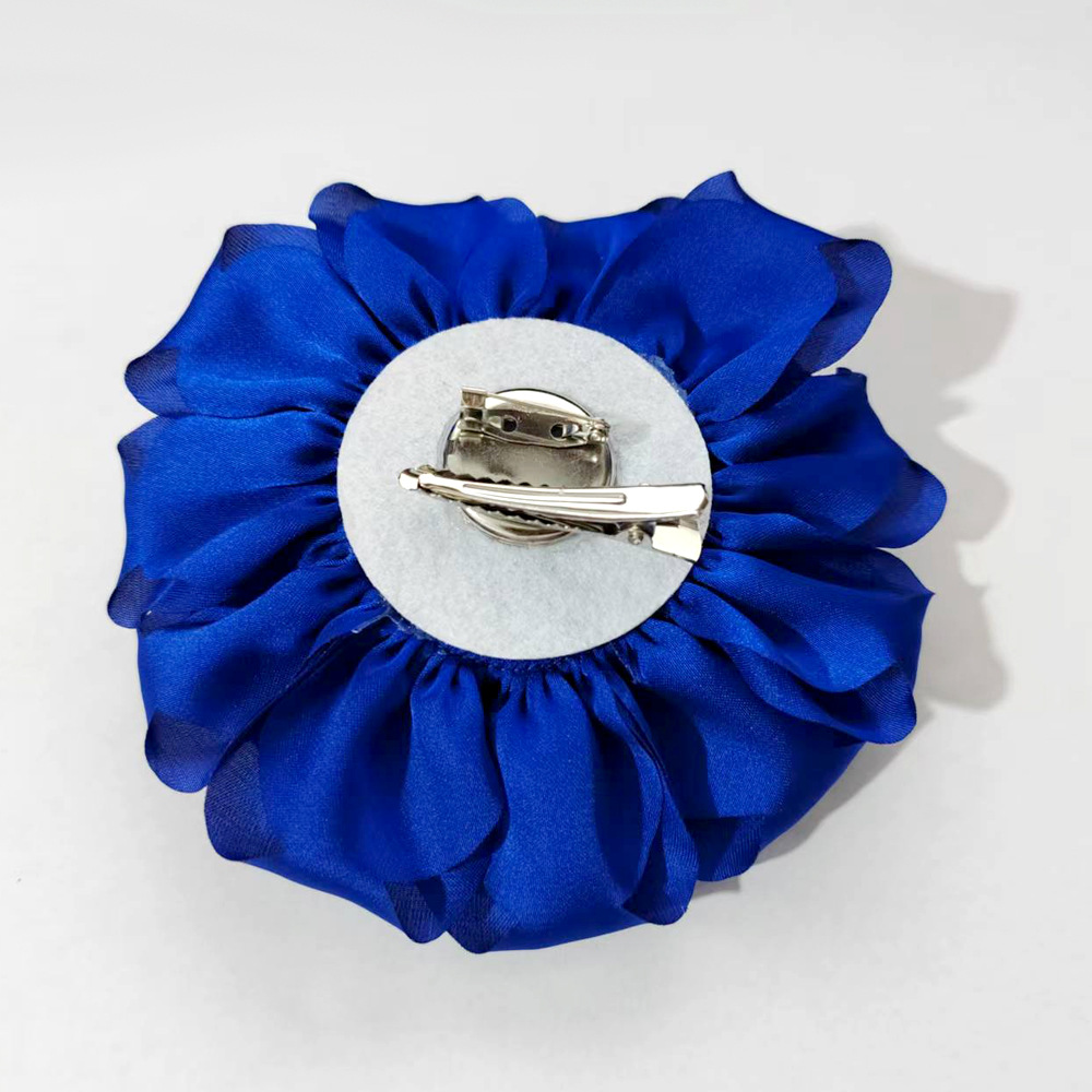 Rosas 3D de satén coreano - Flores para broches, pasadores y accesorios de moda - Proveedor mayorista-ywys