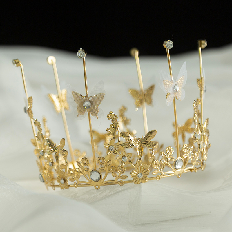 Corona decorativa para hornear de cumpleaños con flores.（45#）