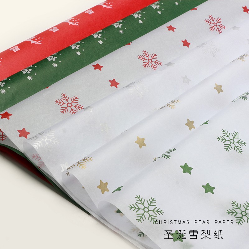 Papel de Sedá Navideño para Manzanas de Nochebuena - Material para Floristería y DIY