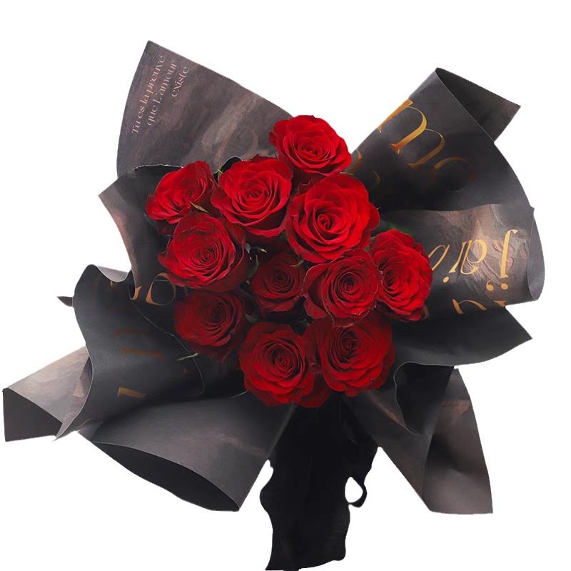 Papel De Regalo Flor De Papel De Arte De Celebridades De Internet De Amor Rosa（62#）