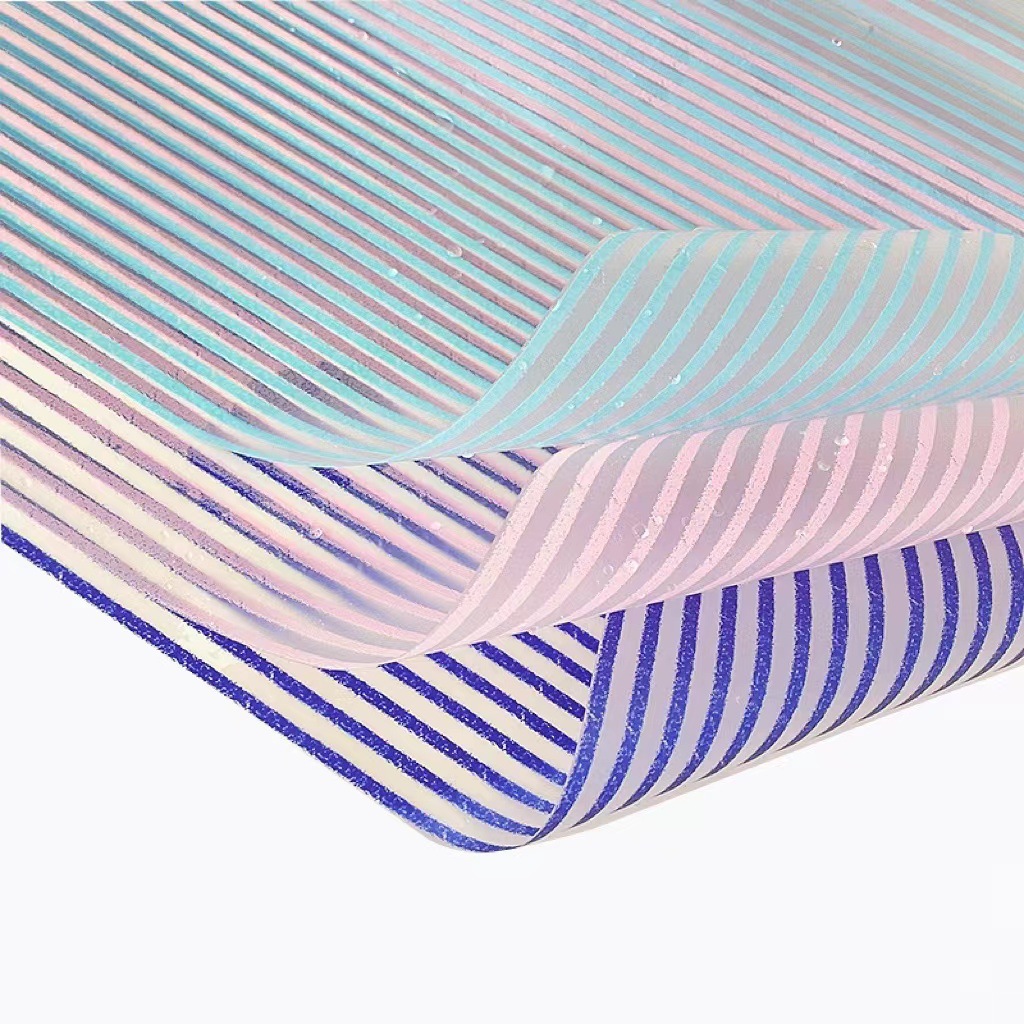 Papel para Flores Rayas Verticales Mate | Envoltura Regalos Festivos