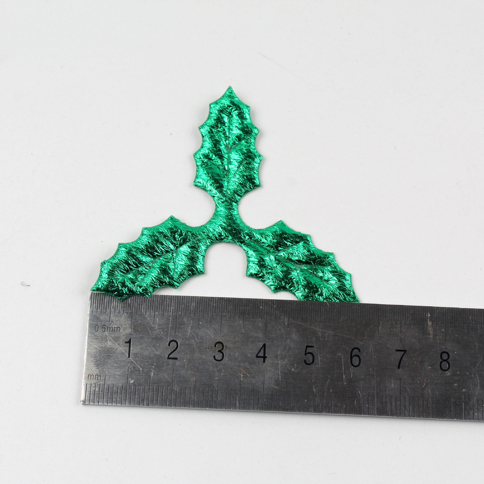 Accesorios Decorativos Navideños de Tela Metalizada - Hojas, Adornos para Árbol y Diademas | Material para Manualidades-ywys