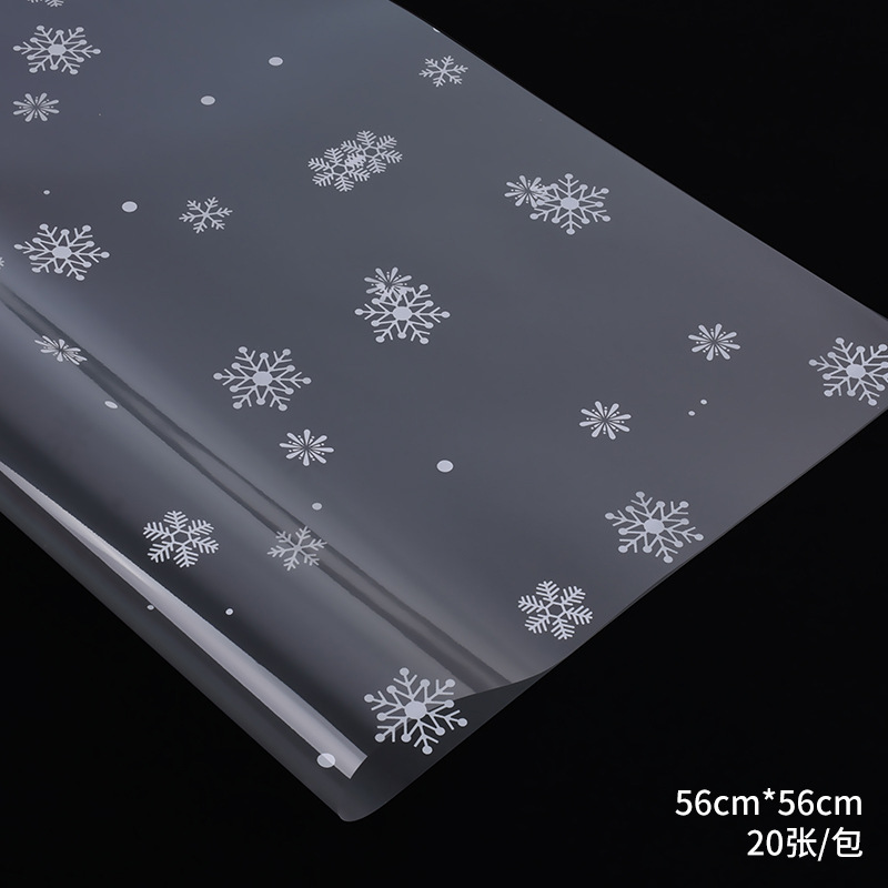 Papel Celofán Navideño Premium 100% Impermeable - Para Ramos Florales y Manzanas de Nochebuena