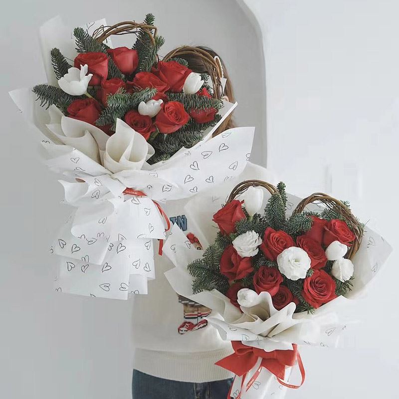 Papel De Regalo Flor De Papel Sweetheart Cynthia（18#）