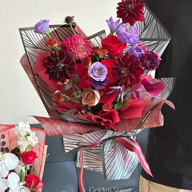 Papel para Flores Arenoso Mate - Envoltura para Regalos de San Valentín