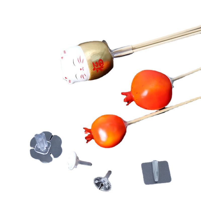 Base Nano Adhesiva para Varillas Bambú - 3x3cm (Soporta 3kg) - Reutilizable