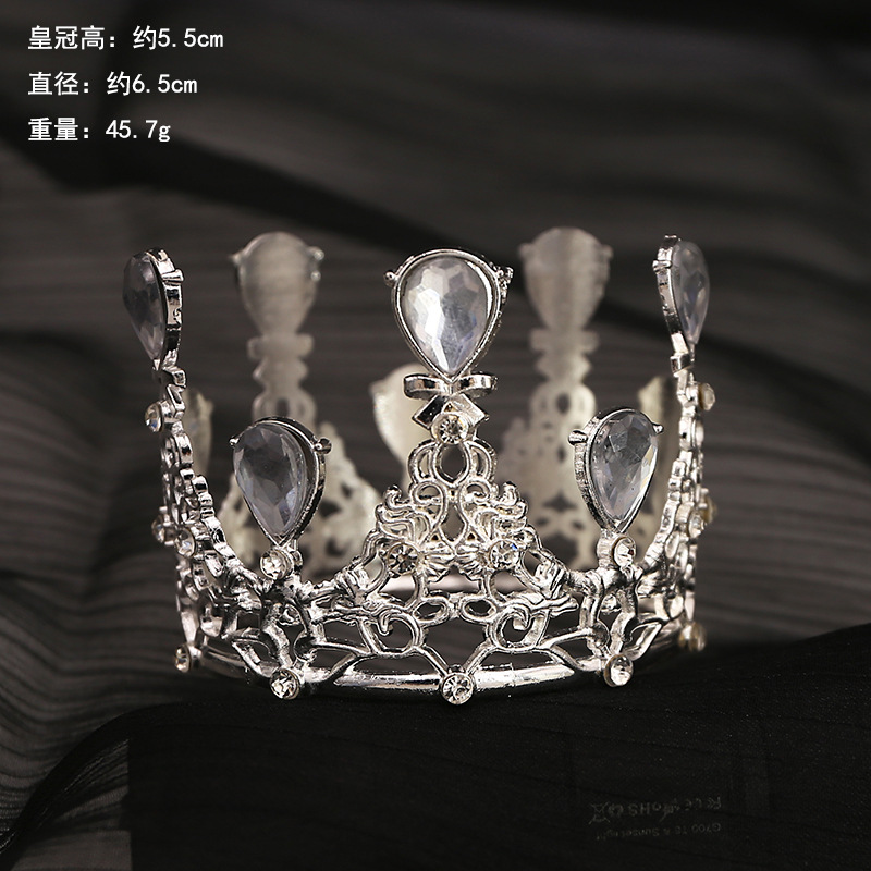 Adornos para hornear de cumpleaños con corona de decoración de flores redondas（29#）