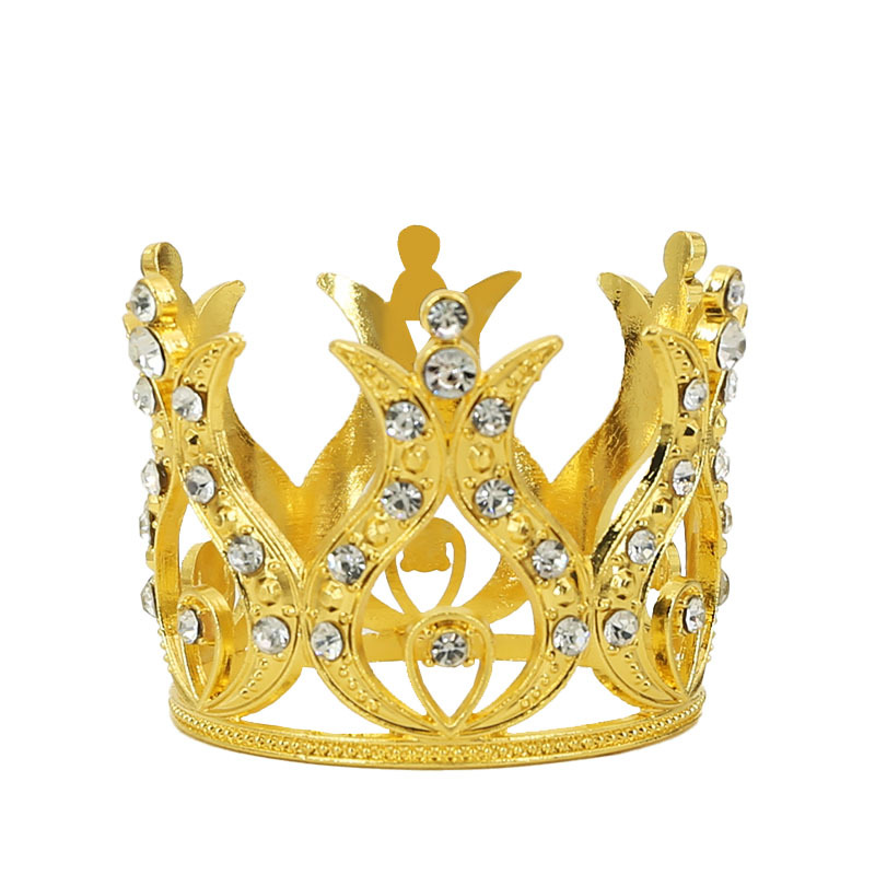 Corona de flores de cumpleaños para decoración de tartas infantiles（38#）