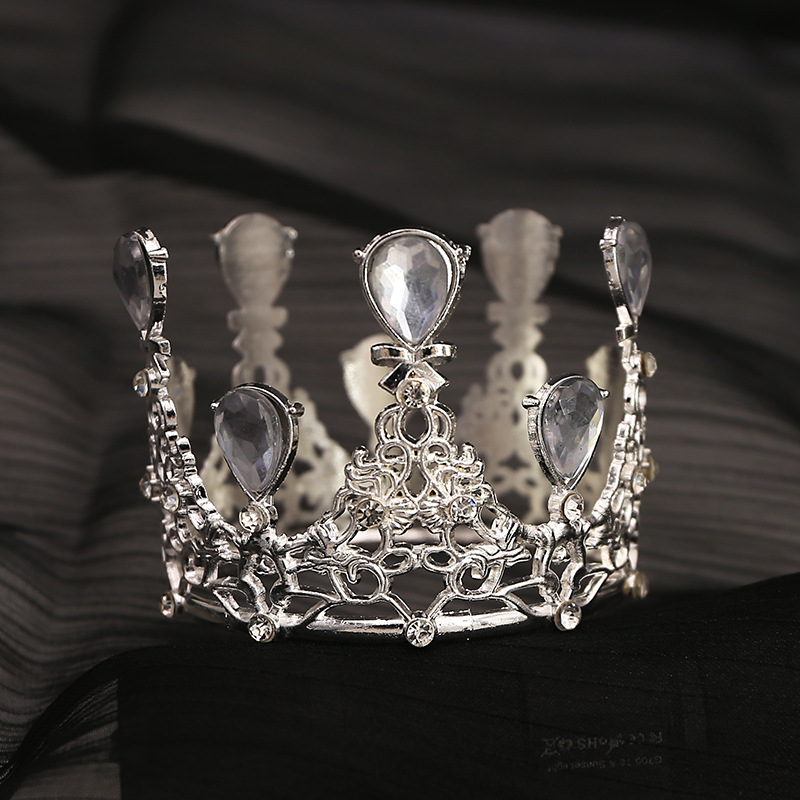 Adornos para hornear de cumpleaños con corona de decoración de flores redondas（29#）