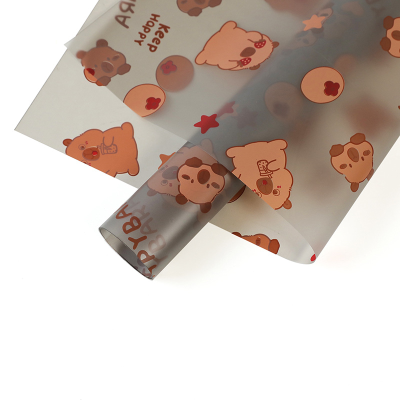 Papel Capibara OPP Impermeable | Flores Antiestrés | Mayoreo MX