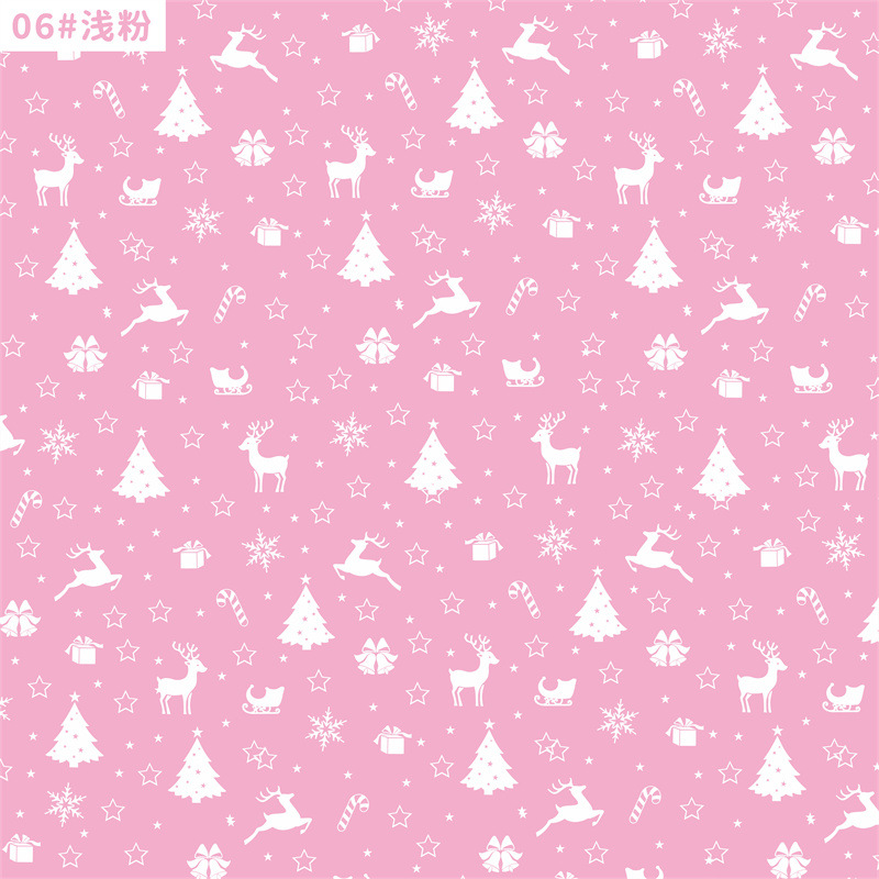 Papel de Regalo Navideño con Diseños de Renos y Campanas - Para Ramos Florales y Cajas de Regalo 