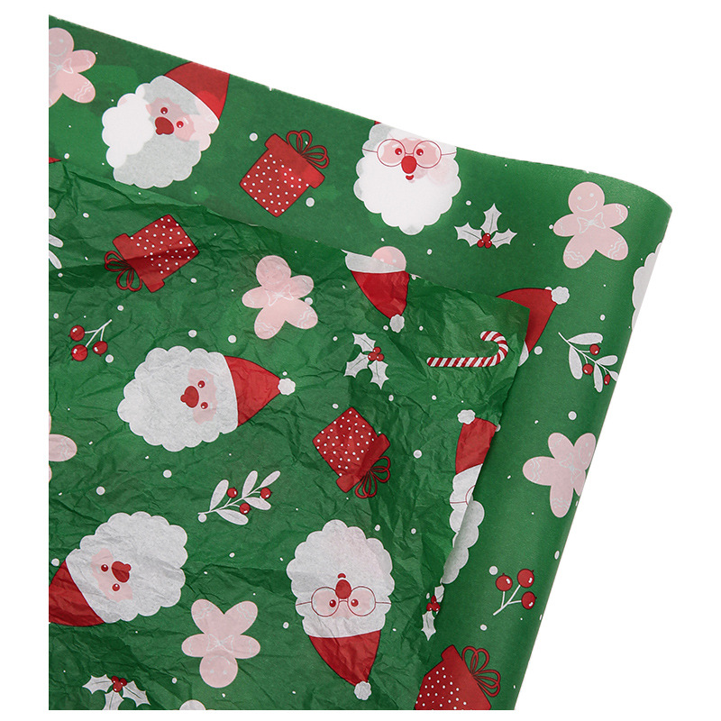 Papel de Sedá Navideño para Regalos - Ideal para Manzanas de Nochebuena y Arreglos Florales | Venta al por Mayor-ywys