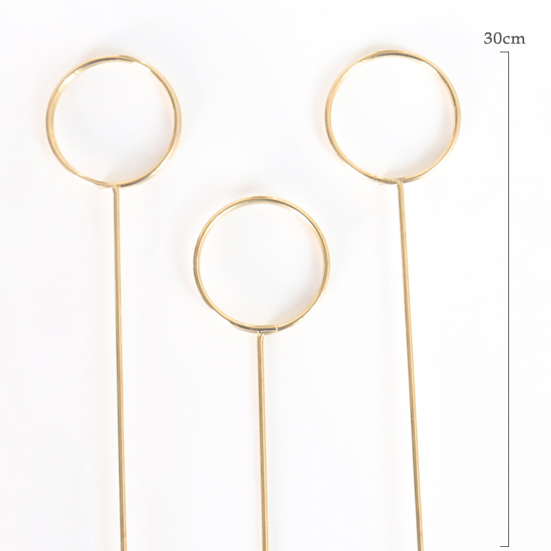 Soporte Premium para Tarjetas en Ramos - Acabado Oro Brillante  +IVA/Fábrica