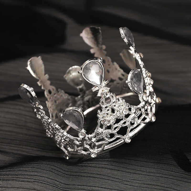 Adornos para hornear de cumpleaños con corona de decoración de flores redondas（29#）