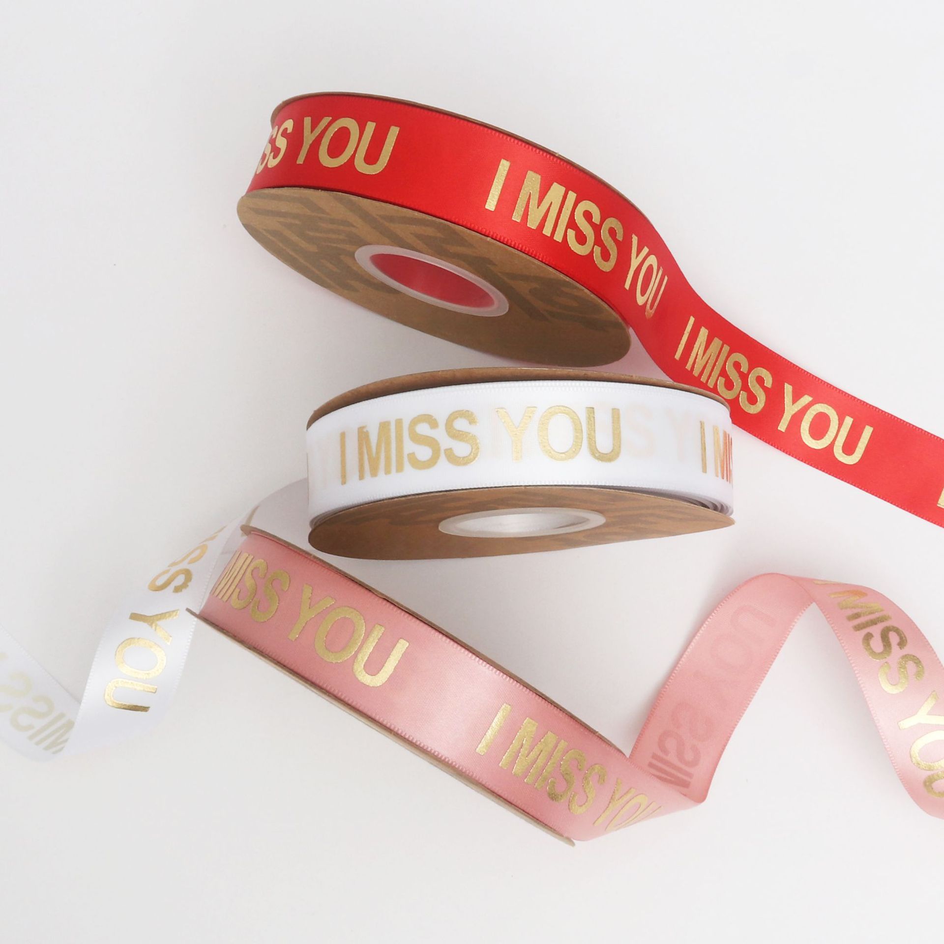 Cinta de Poliéster con Dorado Unilateral para Flores - Proveedor Mayorista de Cintas para Regalos y Arreglos Florales