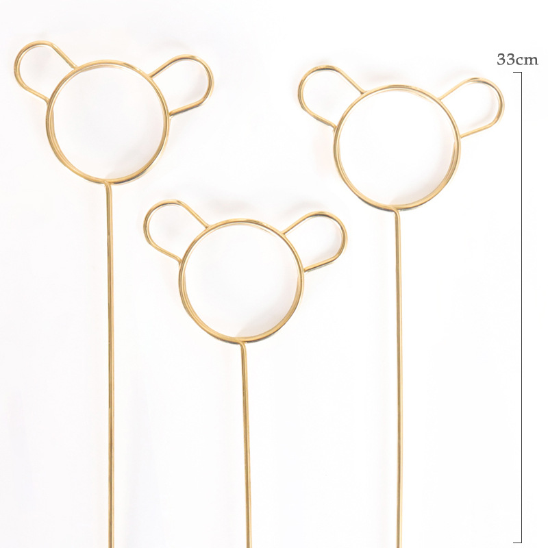 Soporte Premium para Tarjetas en Ramos - Acabado Oro Brillante  +IVA/Fábrica