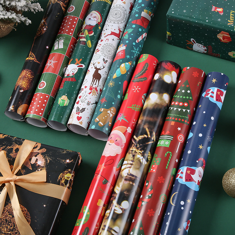Papel Navideño Doble Cara para Regalos y Ramos - Mayorista 2025