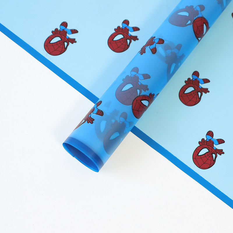 Papel Impermeable para Ramos DIY con Spider-Man - Material para Flores Fotogénico (Estilo Viral) | Mayoreo-ywys