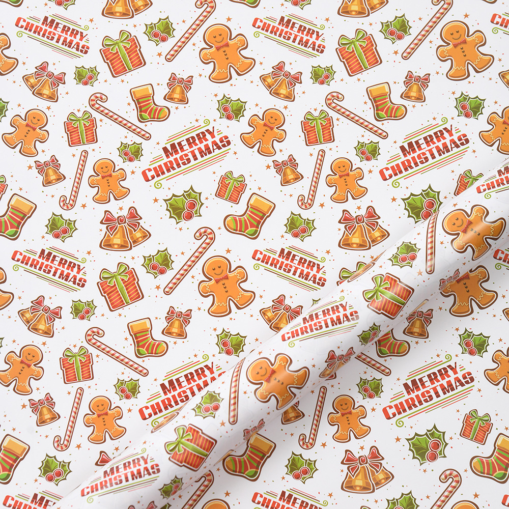 Papel de Regalo Navideño de Papel Couché con Estampados - Ideal para DIY y Regalos | Venta al por Mayor-ywys