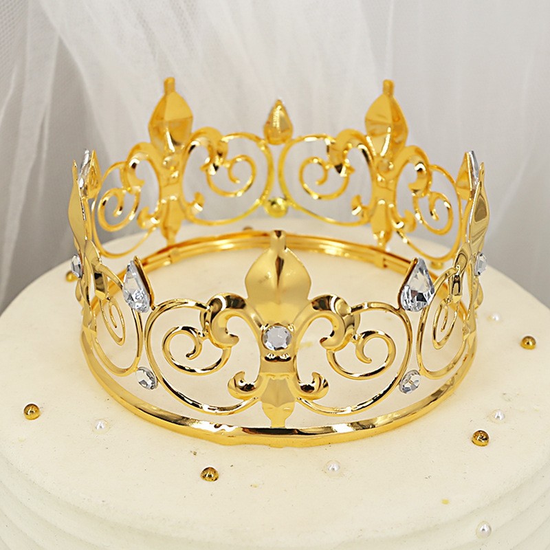 Accesorios para brindis para vestido de novia con corona barroca（44#）