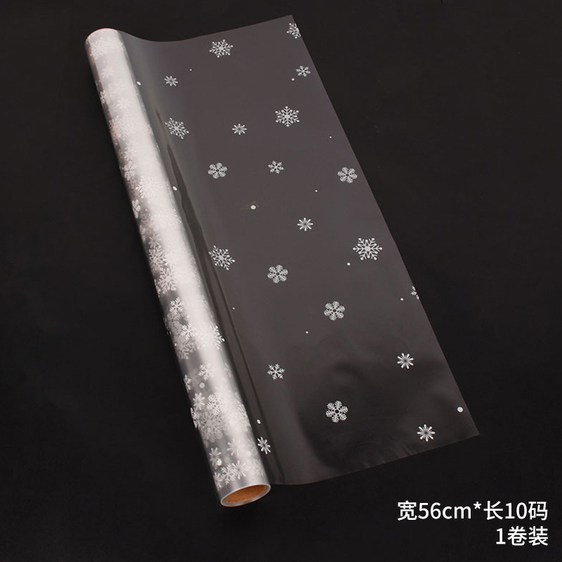 Papel Celofán Navideño Premium 100% Impermeable - Para Ramos Florales y Manzanas de Nochebuena