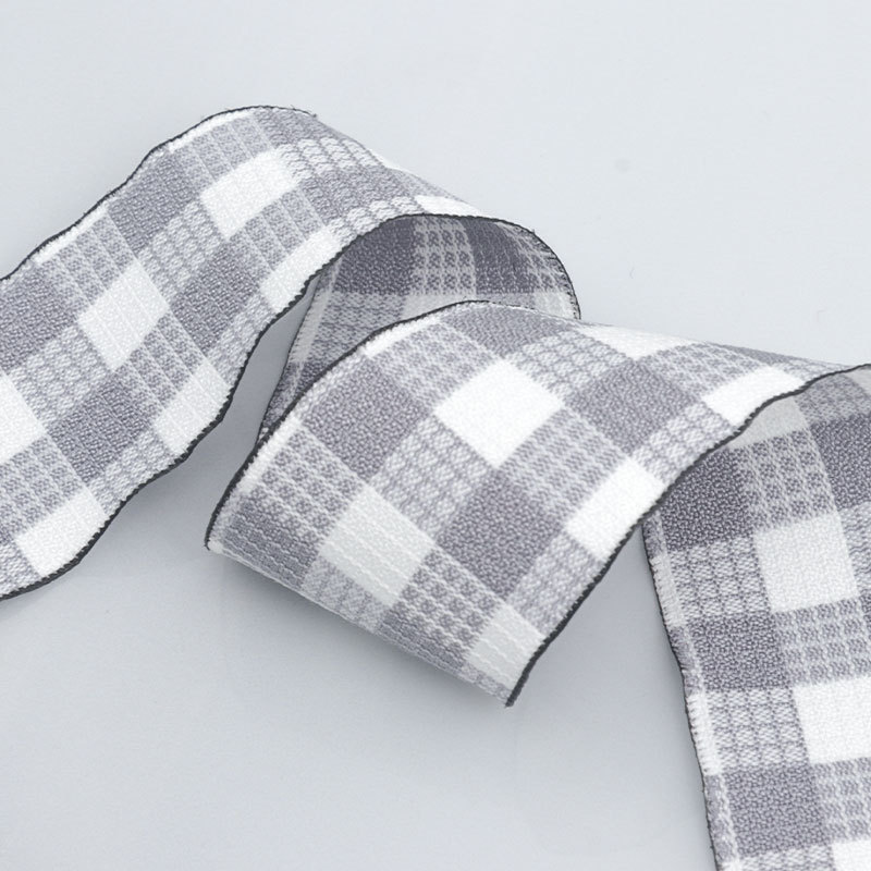 Cinta de cuadros de poliéster-algodón para manualidades DIY - Mayorista para importadores - Cintas para lazos, adornos de pelo y accesorios de ropa