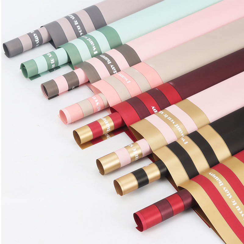 Papel de regalo impermeable con flores del Duque de Windsor（64#）