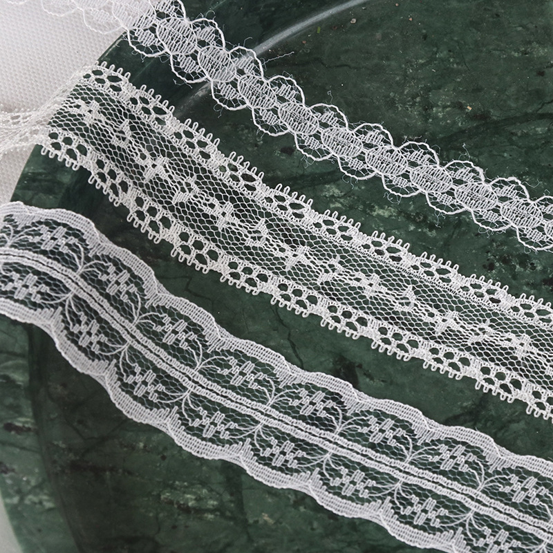 Cinta de Lino y Encaje con Costura Overlock - Decoración Rústica para Cajas de Regalo y Manualidades - Venta al por Mayor